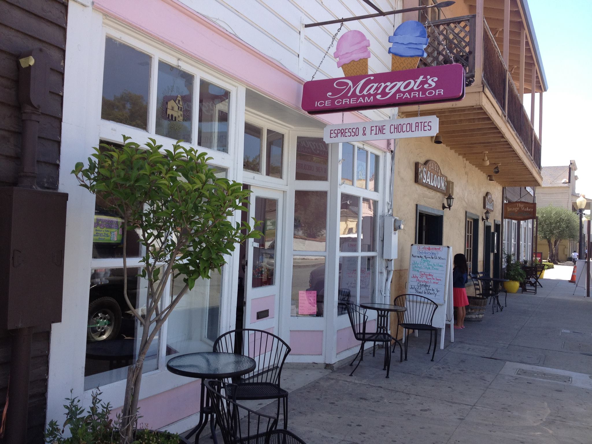 Margot’s Ice Cream Parlor in San Juan Bautista, CA